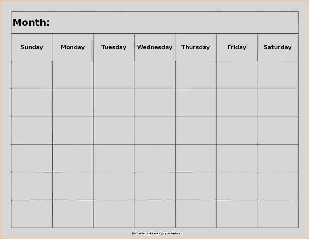 8 week calendar template Business Proposal Templated