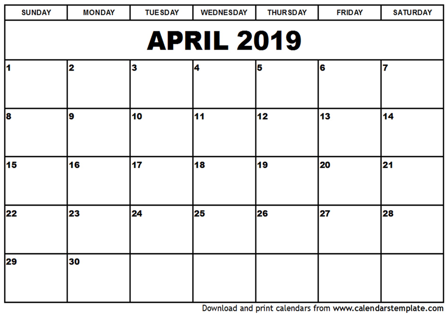 april 2019 calendar template 2018 calendar printable