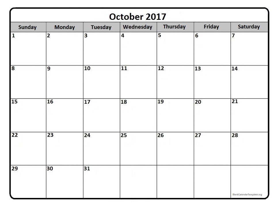 october 2017 calendar 51 calendar templates of 2017