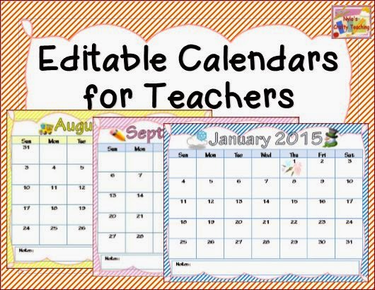 6 best images of 2015 printable calendars for teachers
