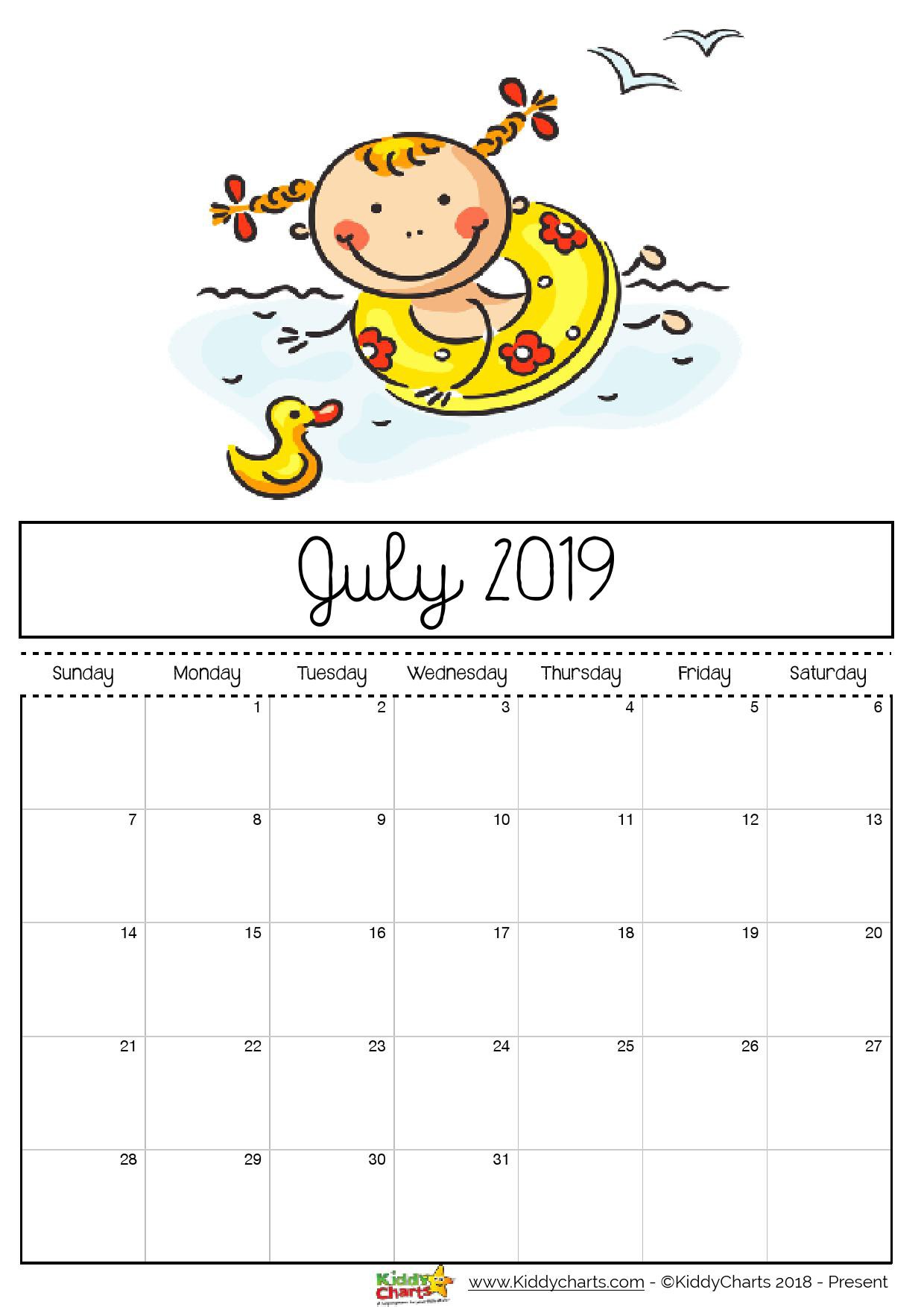 free printable 2019 calendar print yours here kiddycharts
