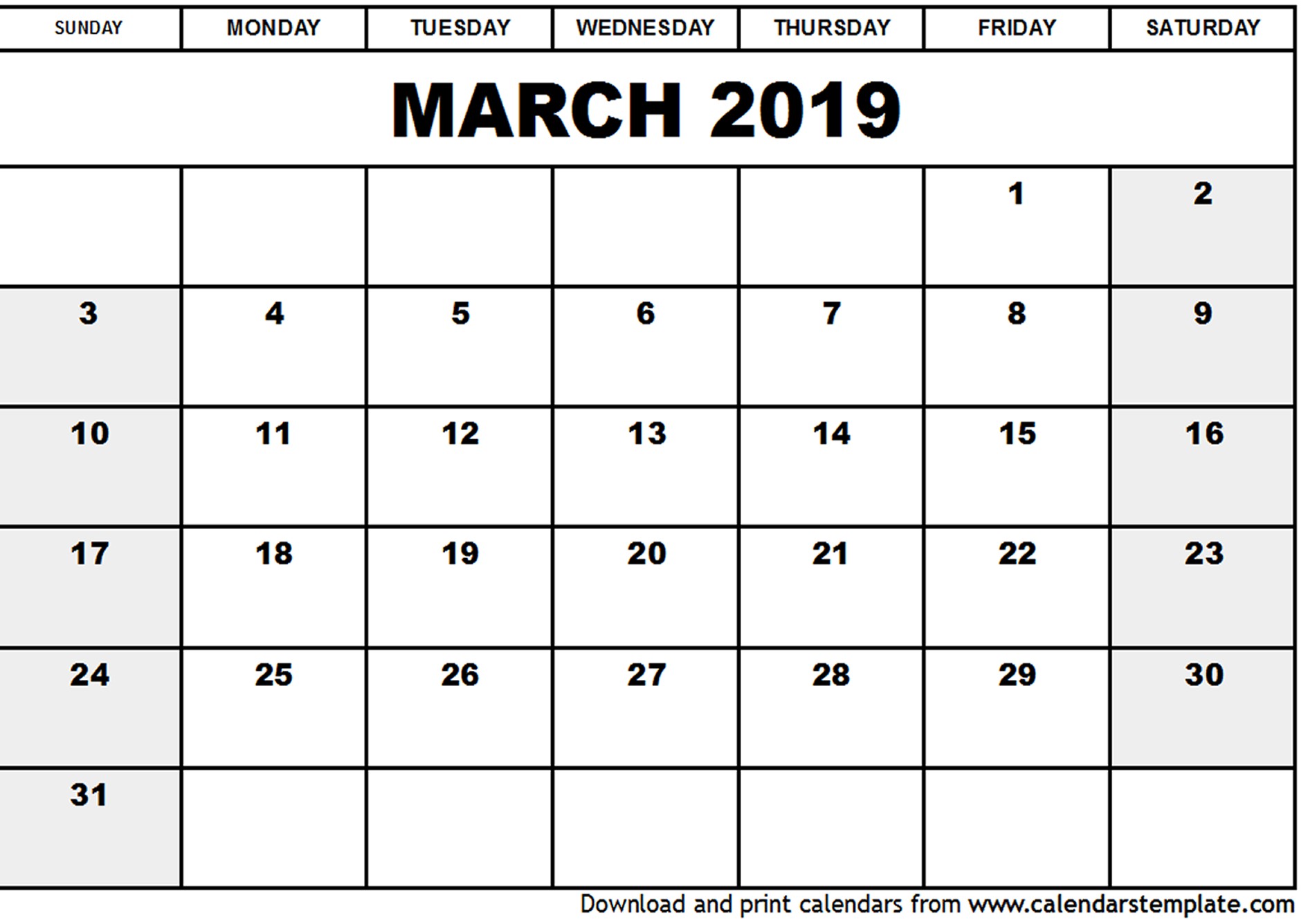 march 2019 calendar template 2018 calendar printable
