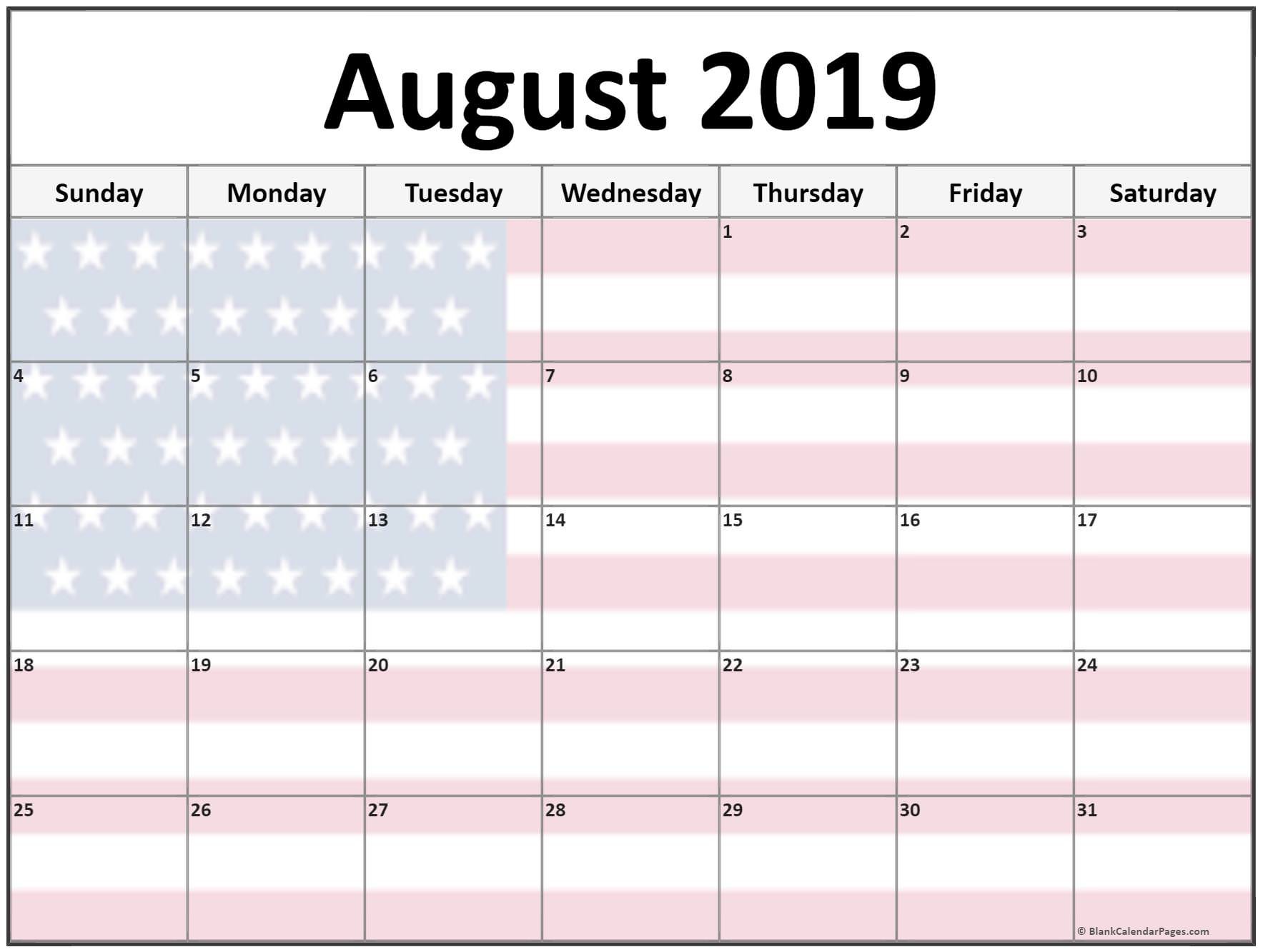 15 august 2019 printable photo calendars with image filters