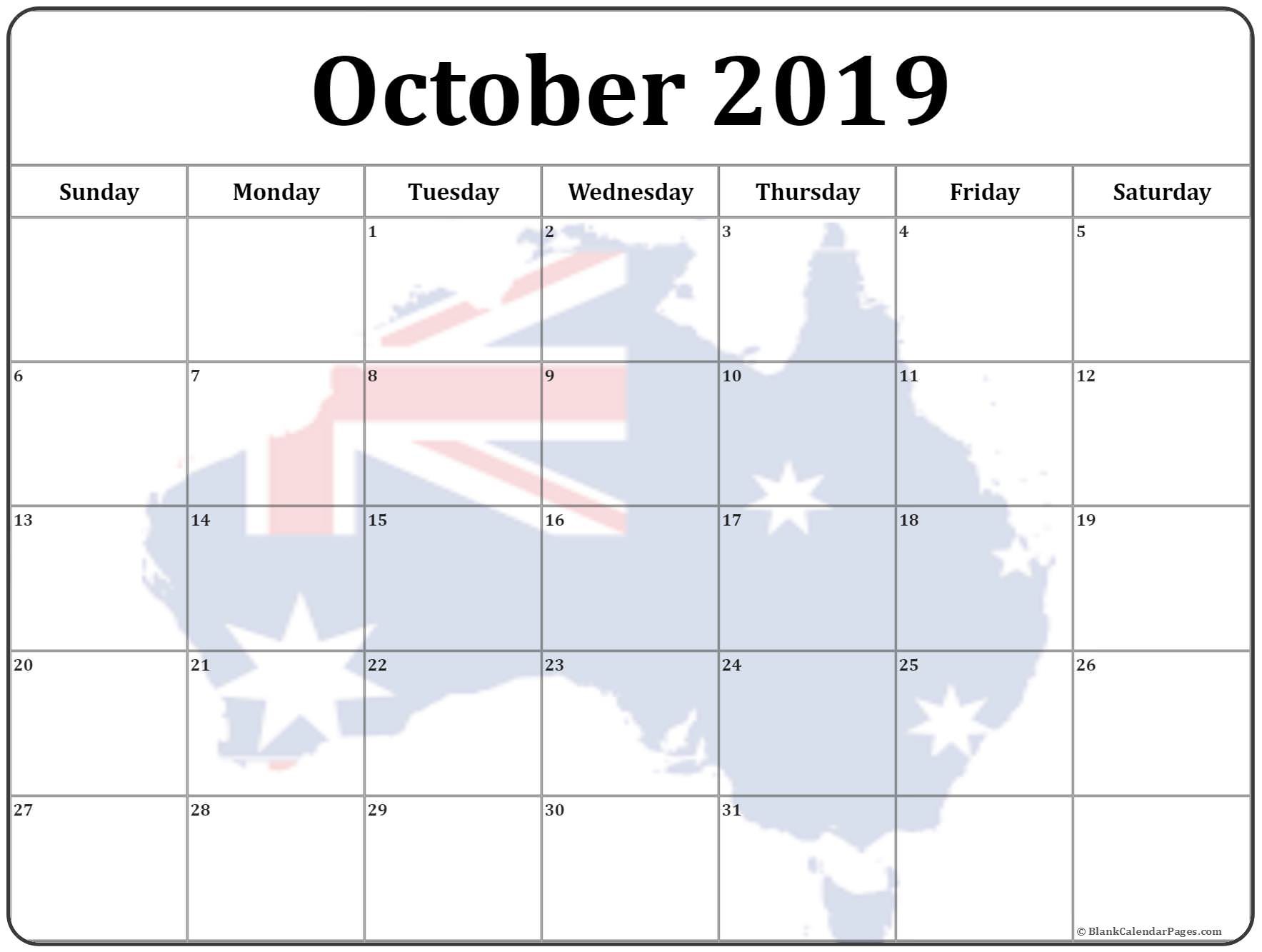 15 october 2019 printable photo calendars with image filters