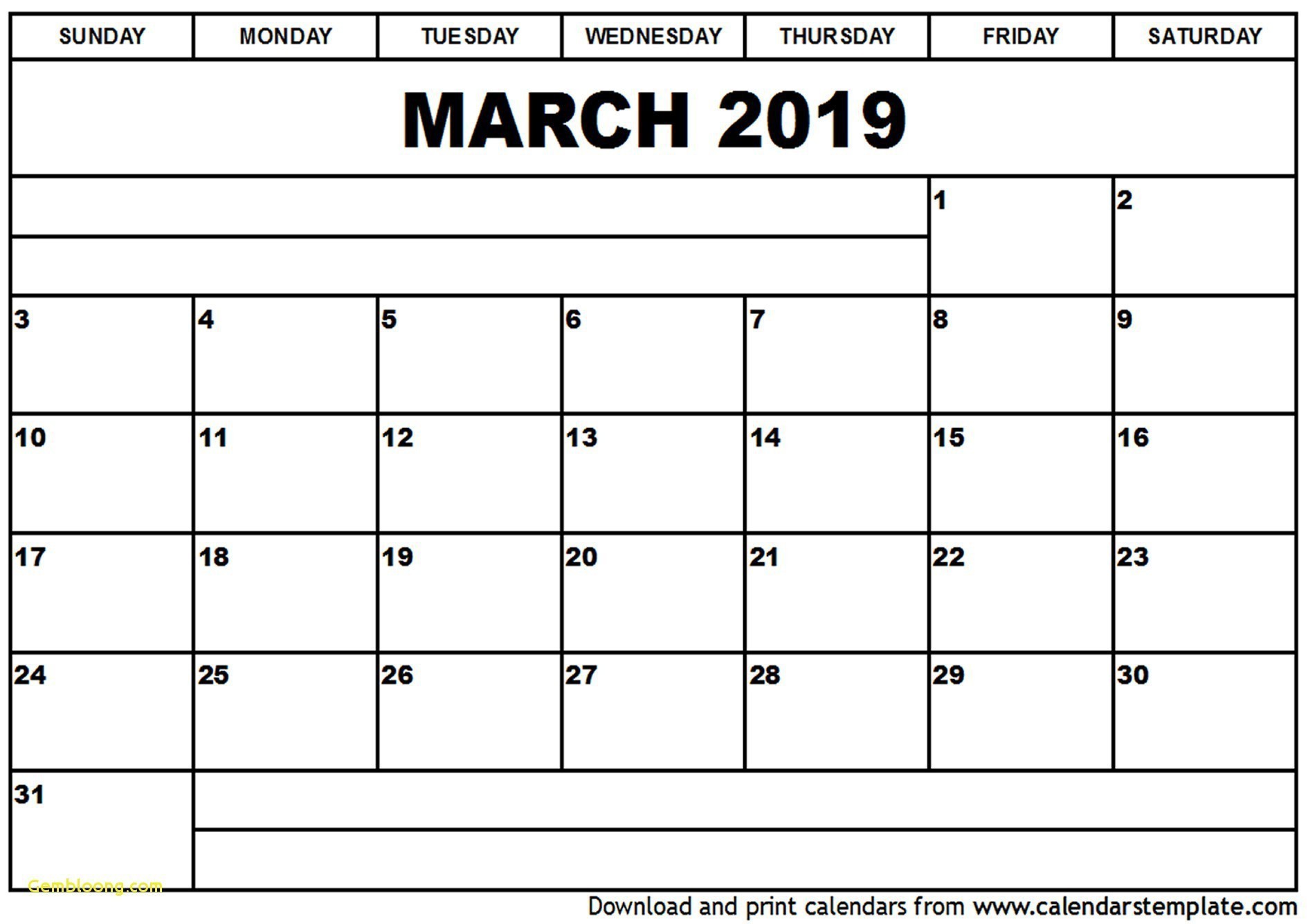 the best sample from a 2019 printable monthly calendar in word