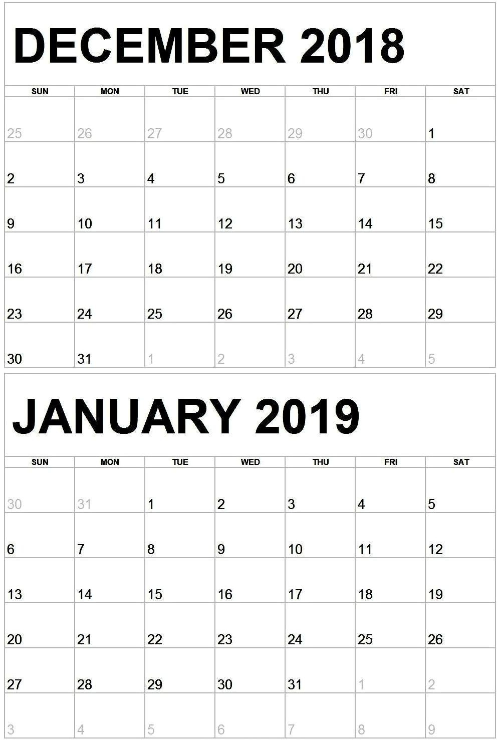 december 2018 calendar template printable 2018 calendar