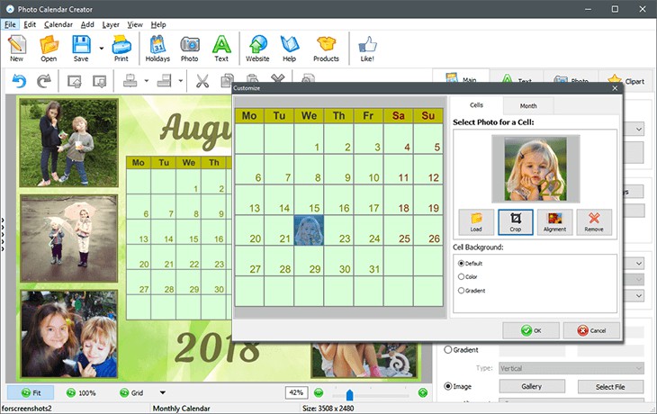 custom printable calendar excellent gift idea for any