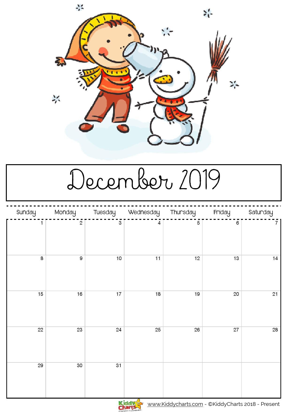 Free printable 2019 calendar Print yours here