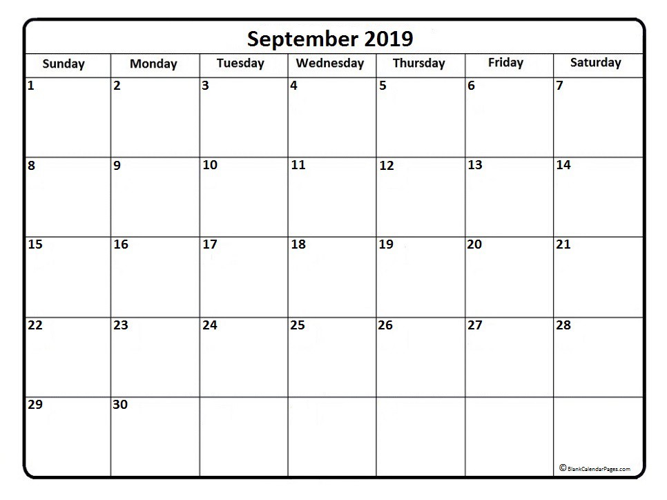 september 2019 calendar 56 templates of 2019 printable