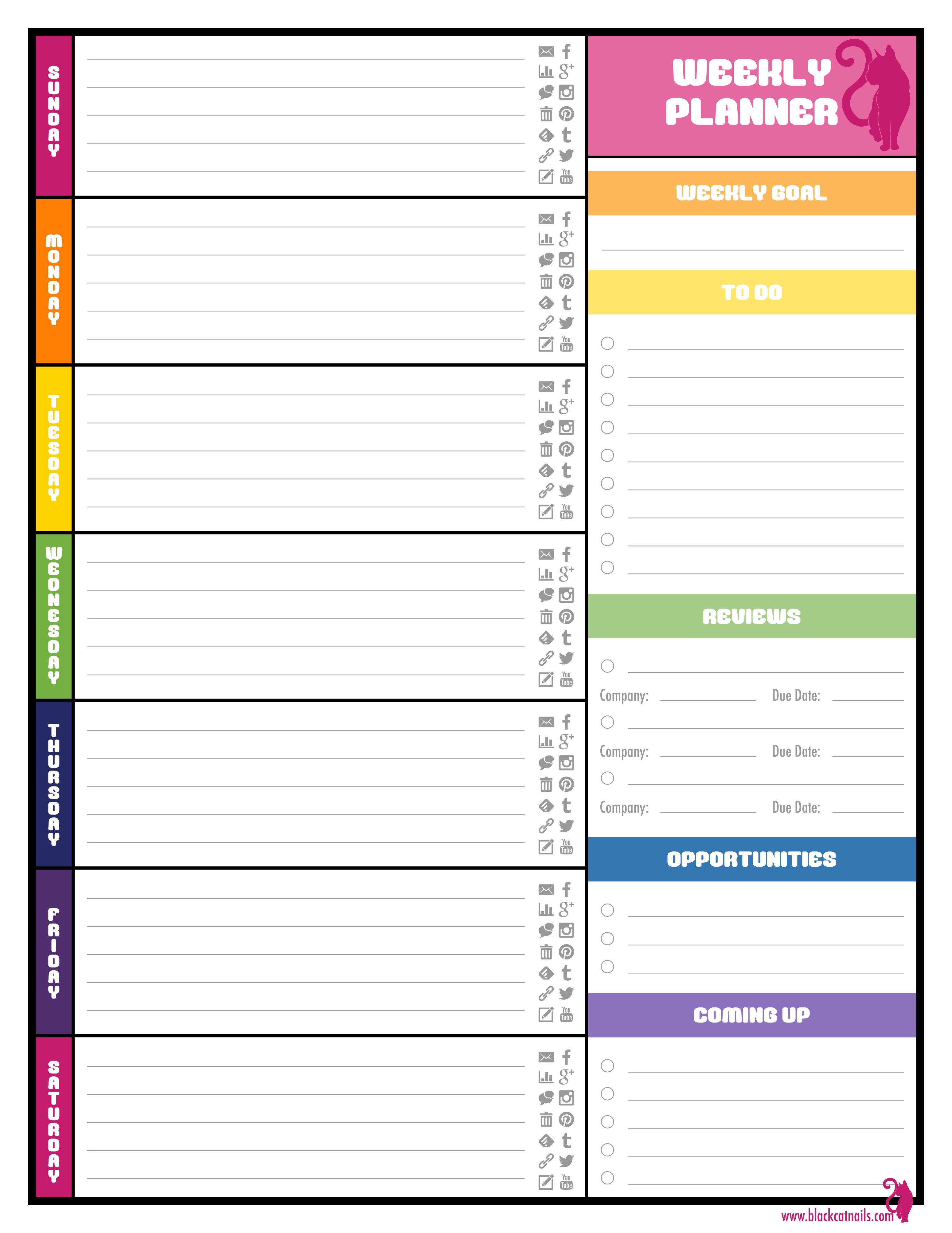 6 best images of printable to do list weekly monthly