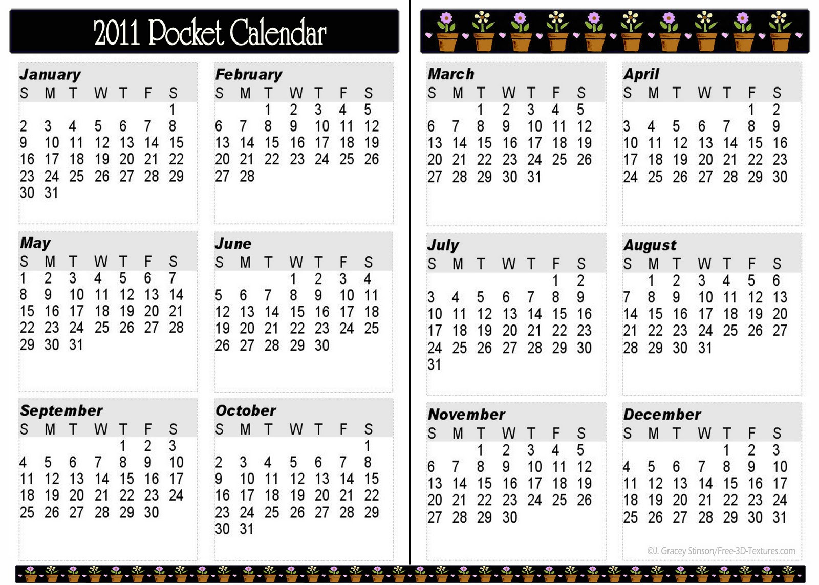 pocket calendar template 11 pocket calendar templates