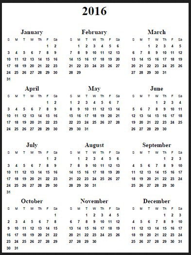 12 months calendar printable calendar yearly