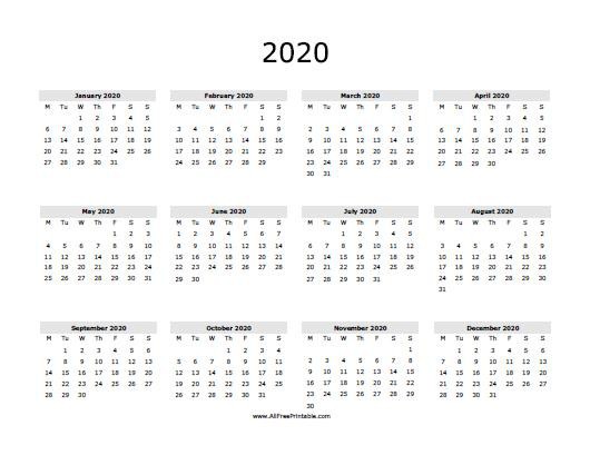 free printable calendars with holidays 2020 2020 calendar