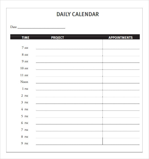daily calendar template cyberuse