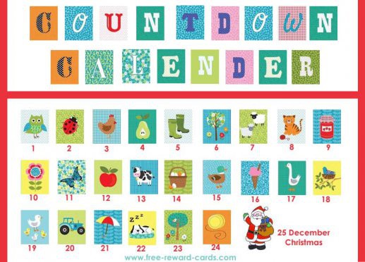 printable countdown to christmas calendar for kids