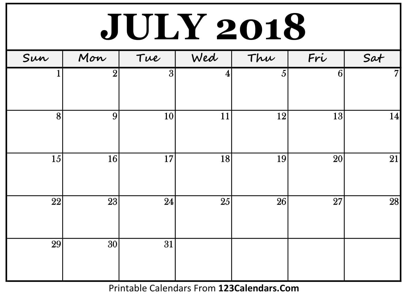 july 2018 calendar printable template pdf holidays word excel