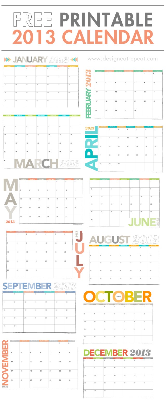planning galore my 5 favorite free printable calendars