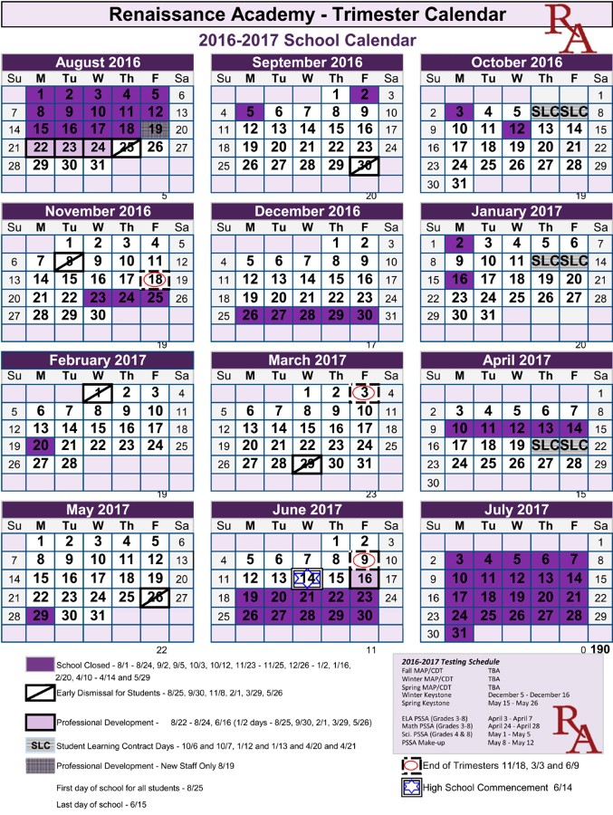 printable academic calendar calendar template 2018