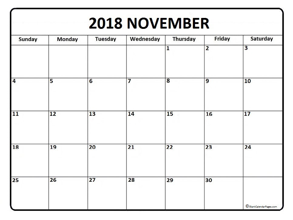 november 2018 calendar 56 templates of 2018 printable