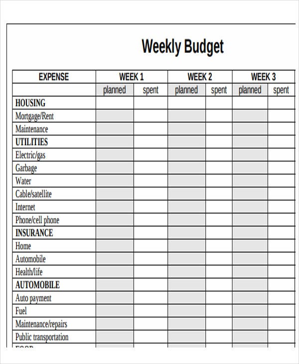 budget calendar template free premium templates