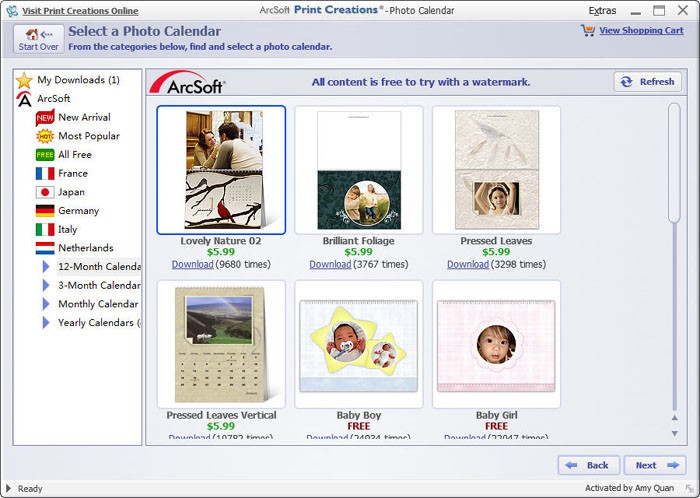 how to make a photo calendar with calendar software for