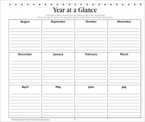 year at a glance calendar template calendar template 2018