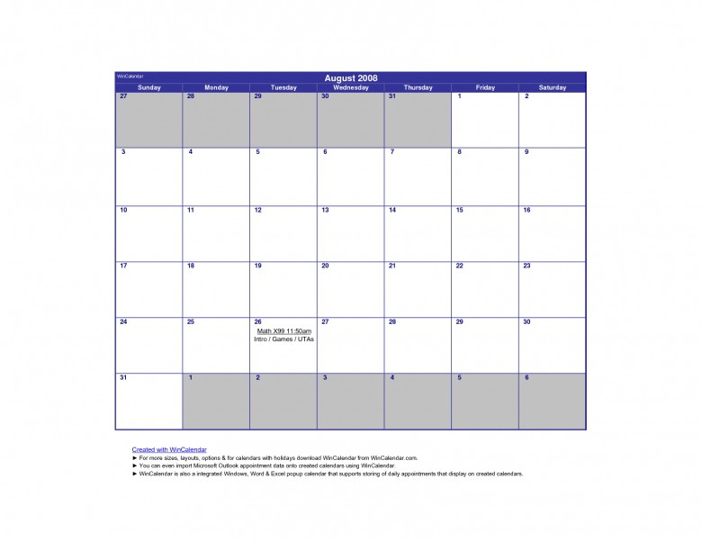 printable wincalendar 2016 free calendar template