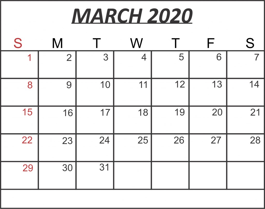 free february march 2020 calendar printable template