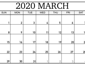 free printable 2019 calendar blank template