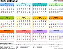 2020 calendar free printable microsoft word templates