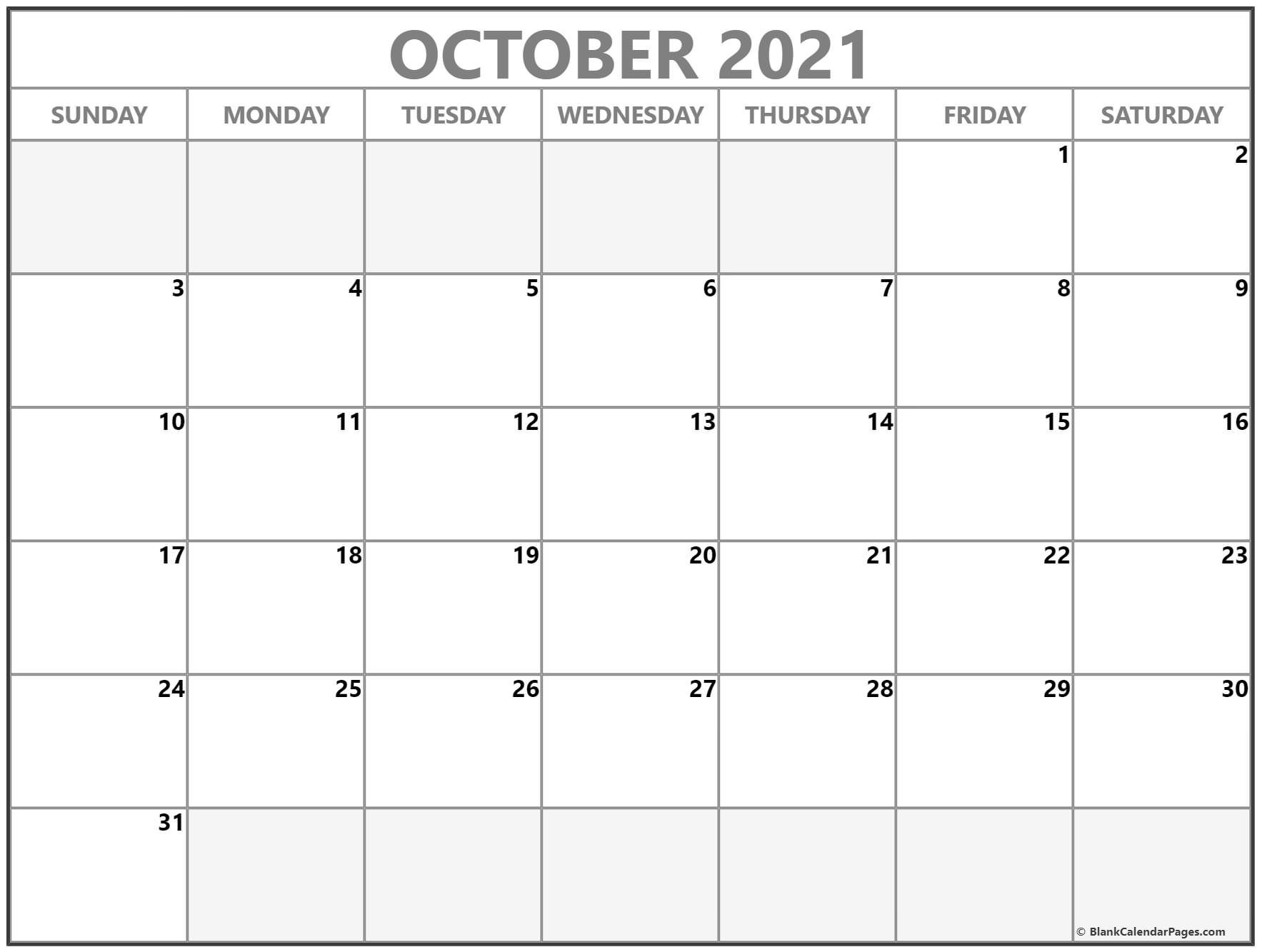 october 2021 calendar free printable monthly calendars