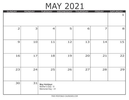 2021 calendar templates free printable calendars