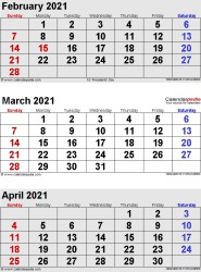 march 2021 calendar templates for word excel and pdf