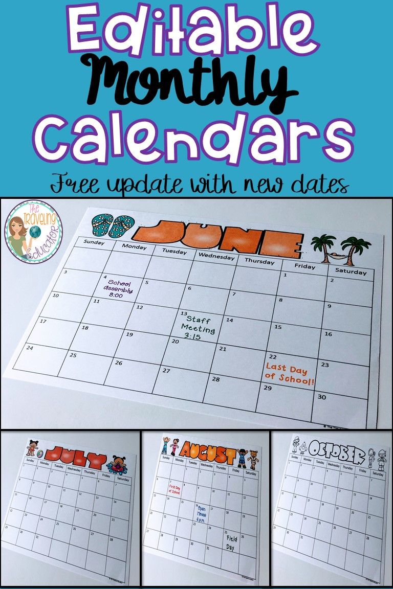 Free Printable Calendars For First Grade | Calendar ...
