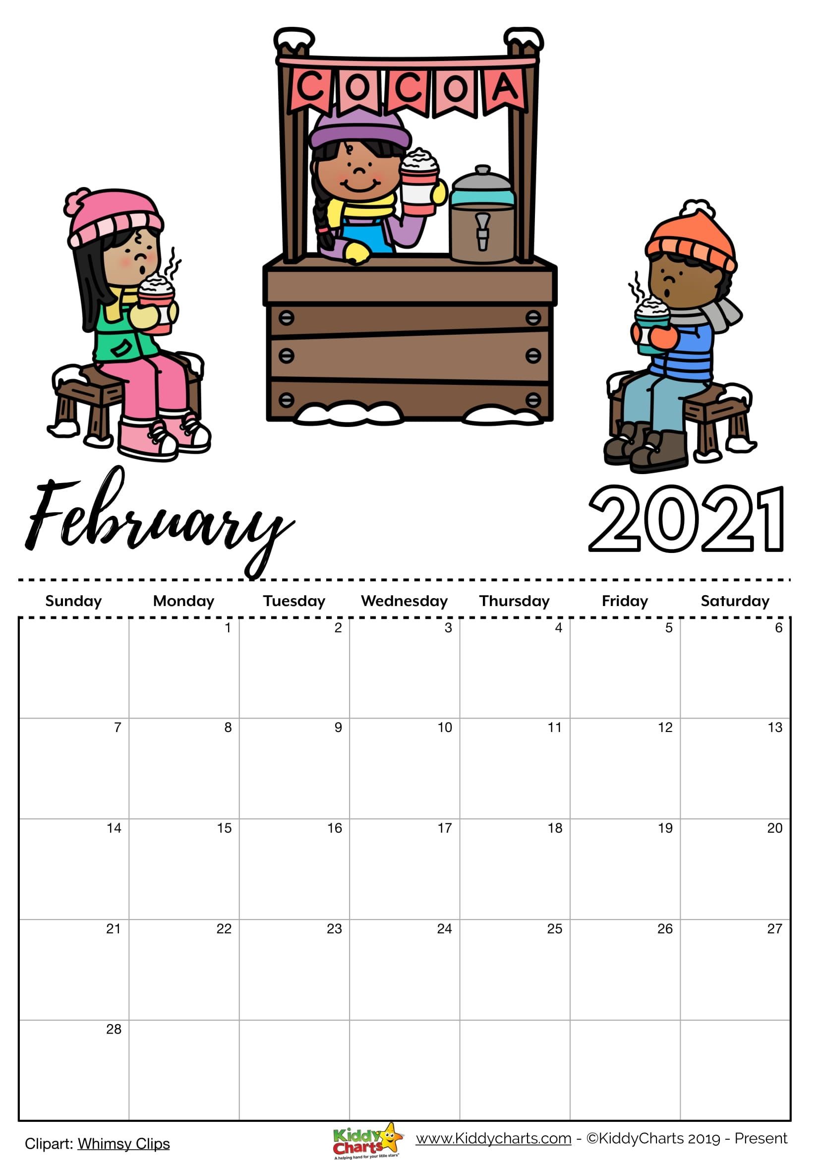 check our new free printable 2021 calendar in 2020 kids
